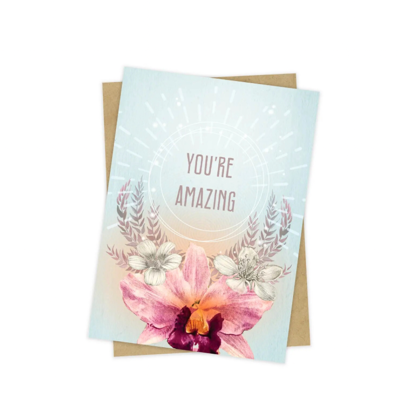 MINI Greeting Card - You're Amazing