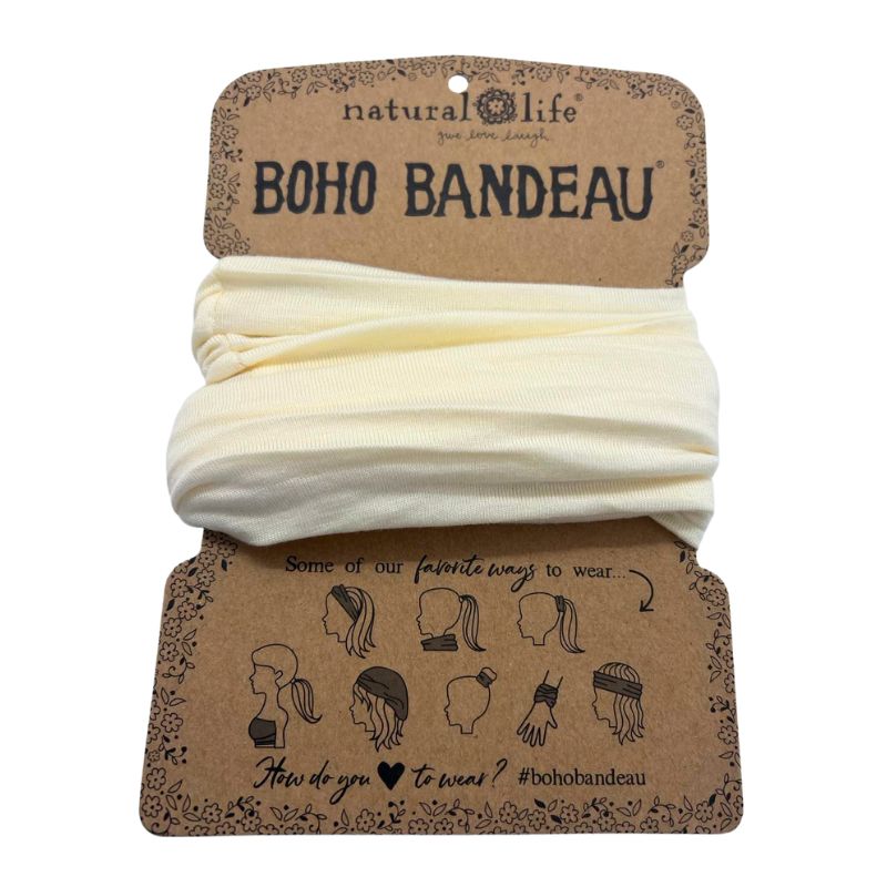 Bohemian Bandeau in Parchment Cream
