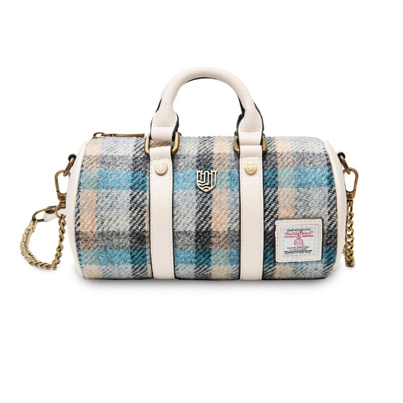 The Mini Duffel Bag in Beach Tartan