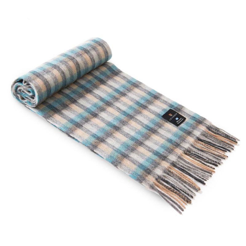 Islander Beach Tartan Lambswool Scarf