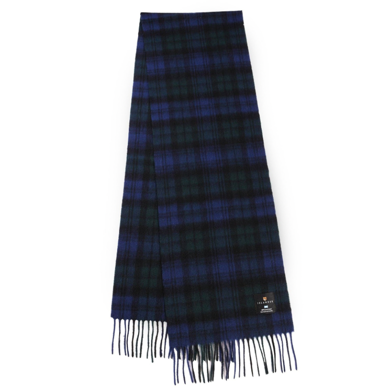 Black Watch Tartan Lambswool Scarf