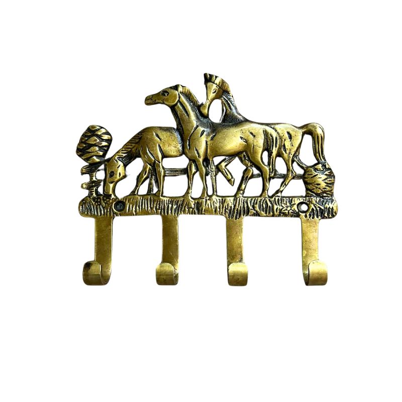 Brass Horses Wall Hook