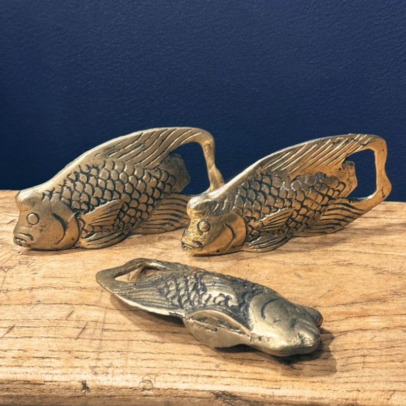 Brass Bottle Opener - Koi Fish