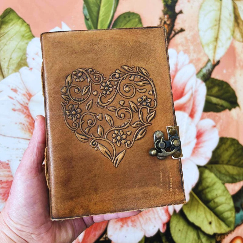 Leather Heartfelt Journal