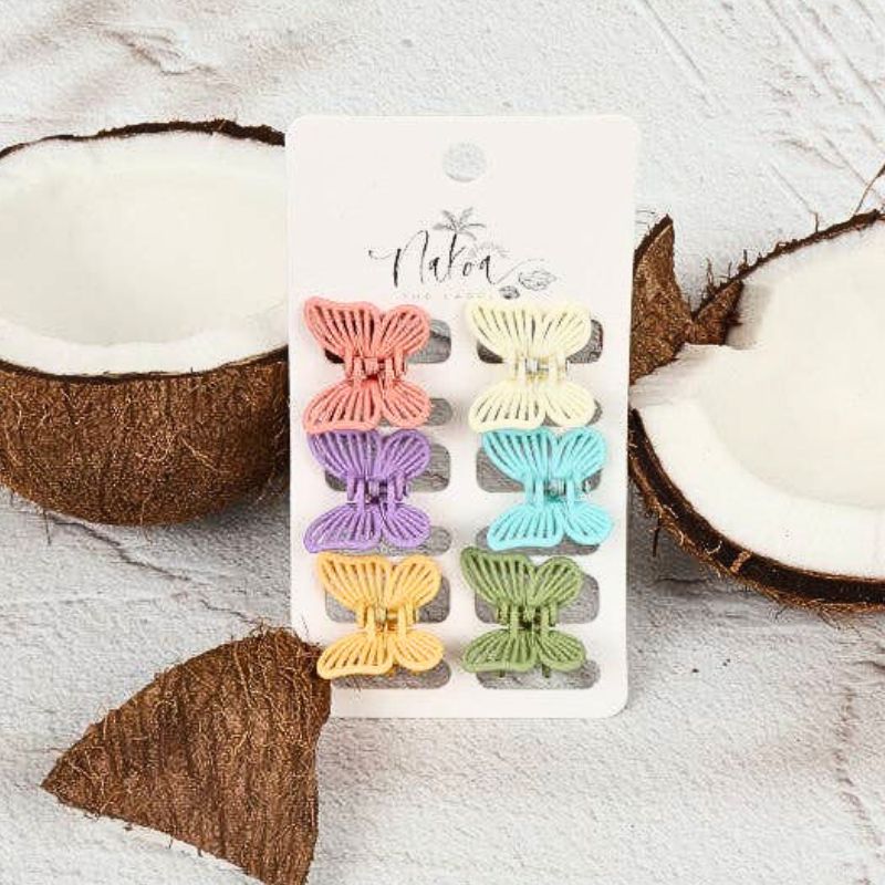 Claw Clip - Set of 6 - Little Butterflies
