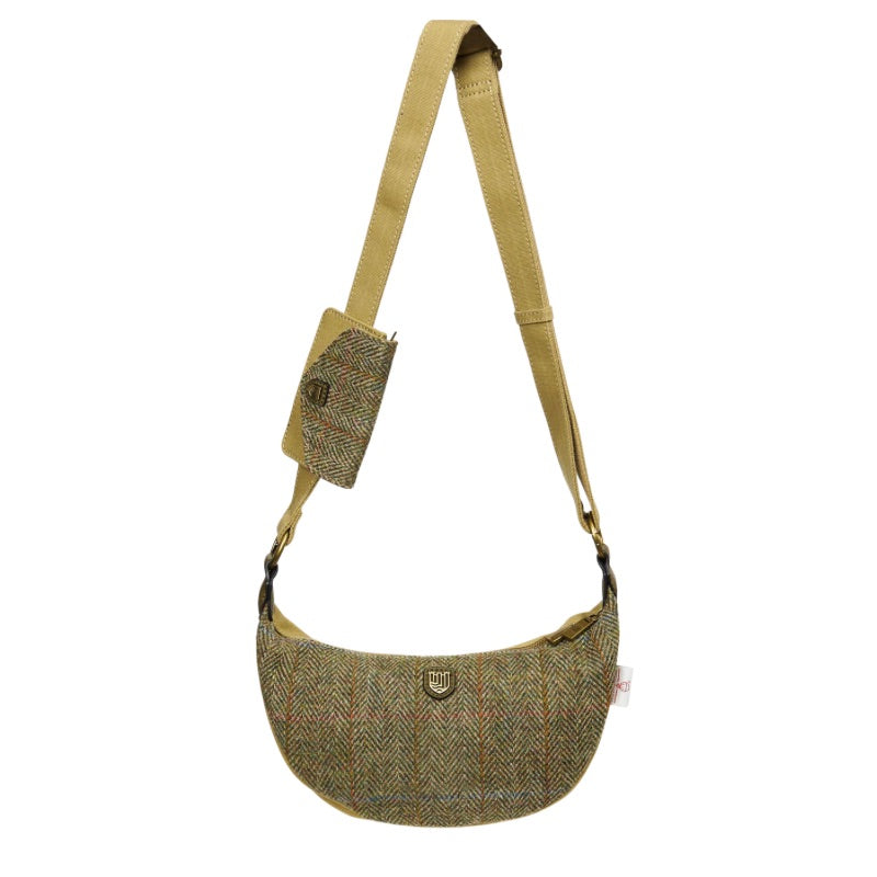 Islander UK Chestnut Herringbone Luna Bag