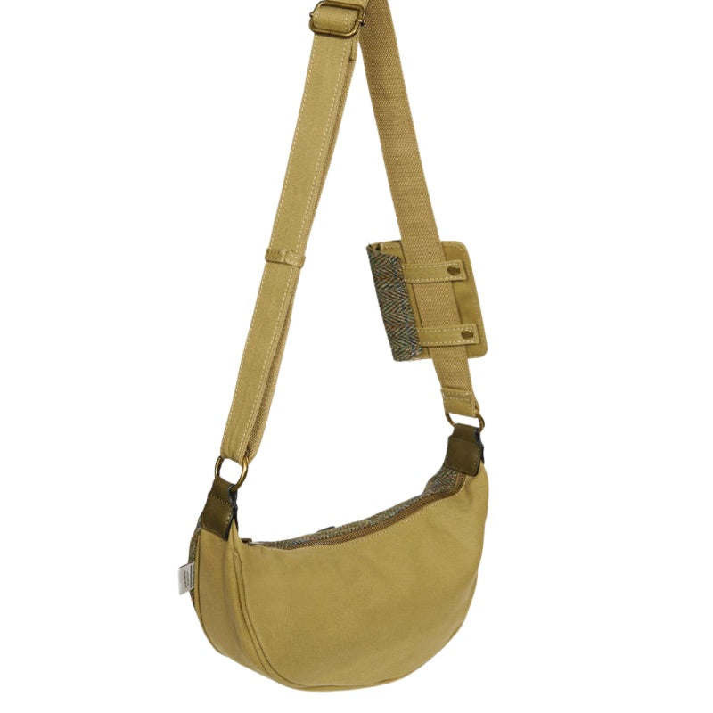 Islander UK Chestnut Herringbone Luna Bag