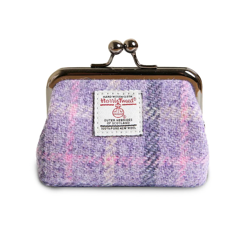 Coin Purse - Purple Tartan