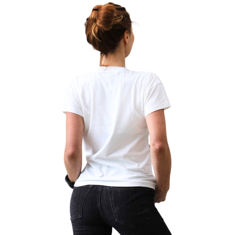 Shovava - Raven Spirit White Organic Cotton Tee