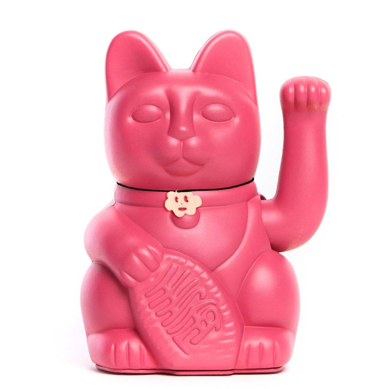 Diminuto Cielo Lucky Cat in Red Violet for Creative Inspiration