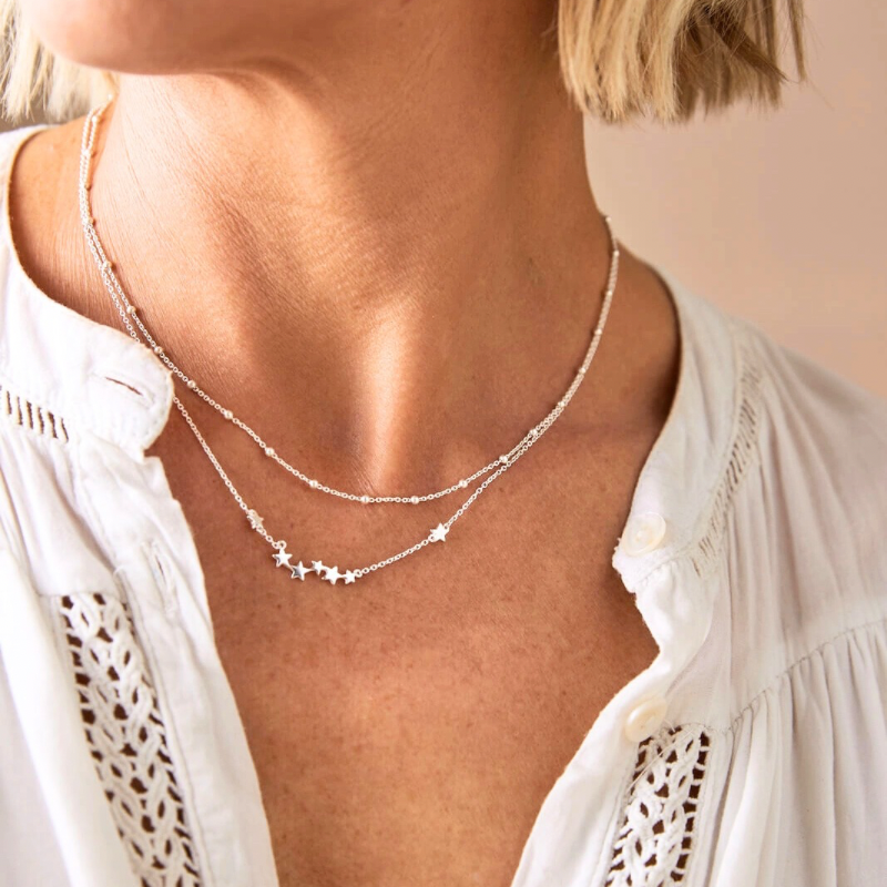 Wish Upon a Star Silver Necklace