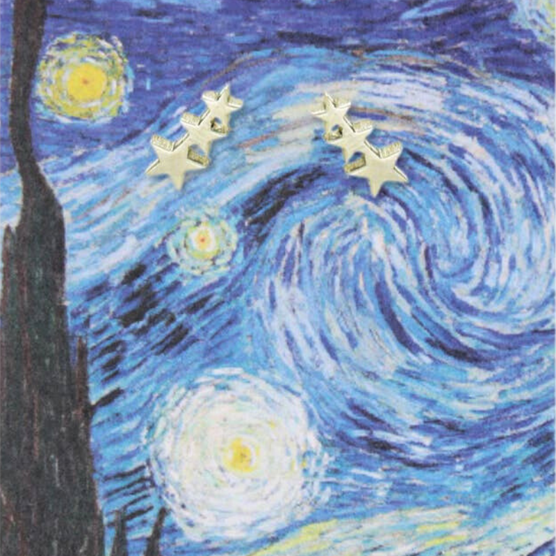 Starry Night Fine Art Earrings