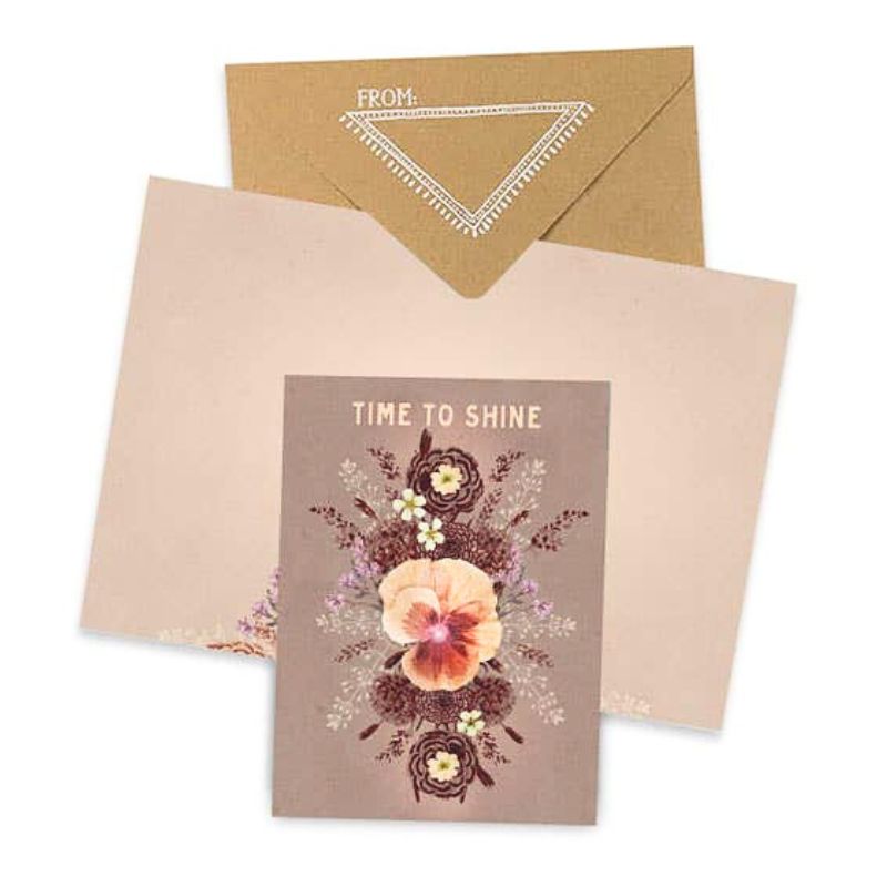MINI Greeting Card - Time To Shine