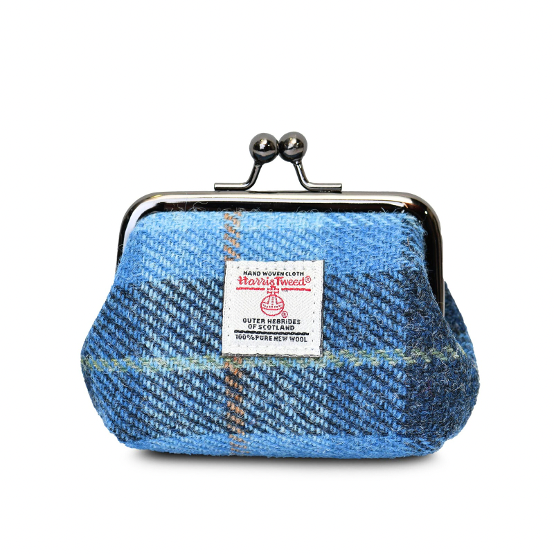 Coin Purse - Blue Tartan