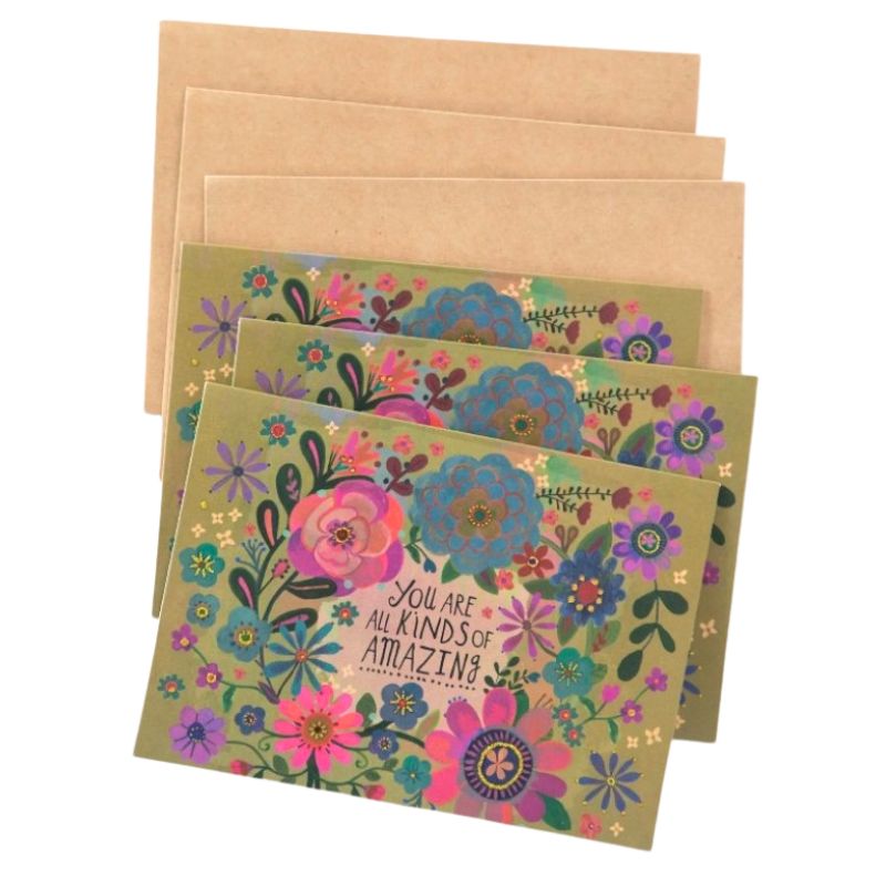 You Are Amazing - Green Floral