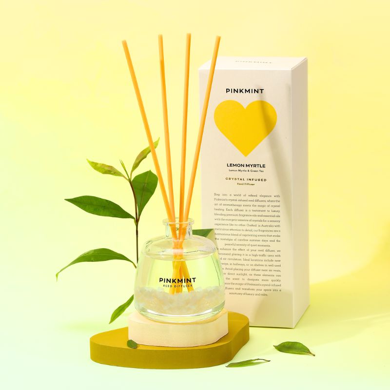 Lemon Myrtle Reed Diffuser Crystal Infused