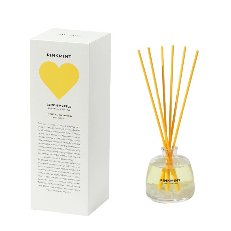 Lemon Myrtle Reed Diffuser Crystal Infused