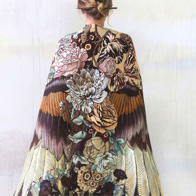 Shovava - Heart of Earth Scarf/shawl - Light Tones
