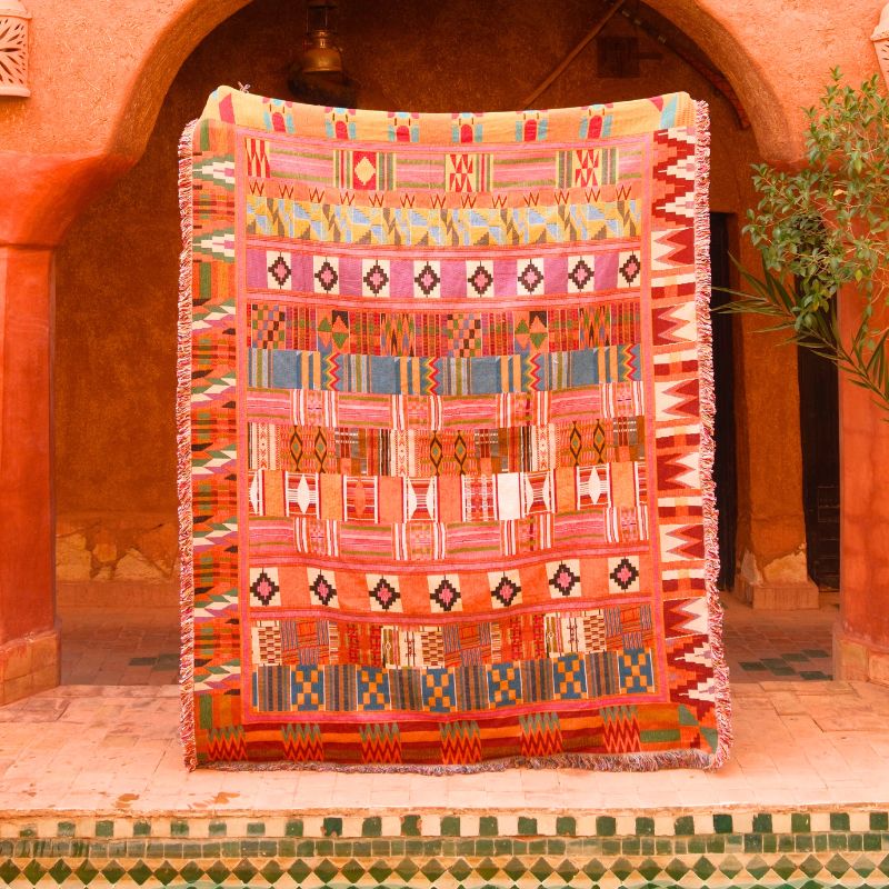 The Opblue Throw Rug - Inspired by Kenya, Created to Give Back