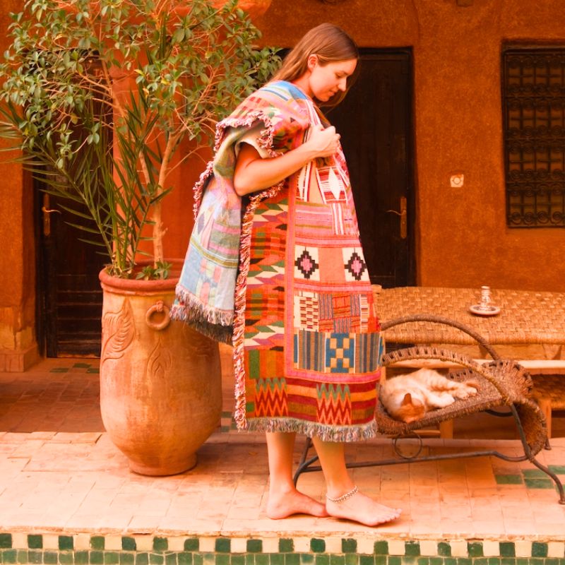 The Opblue Throw Rug - Inspired by Kenya, Created to Give Back