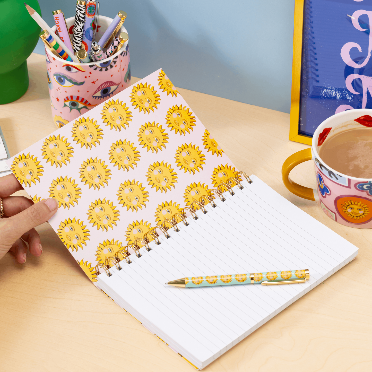 Grateful For Every Day Sunflower Spiral Notebook