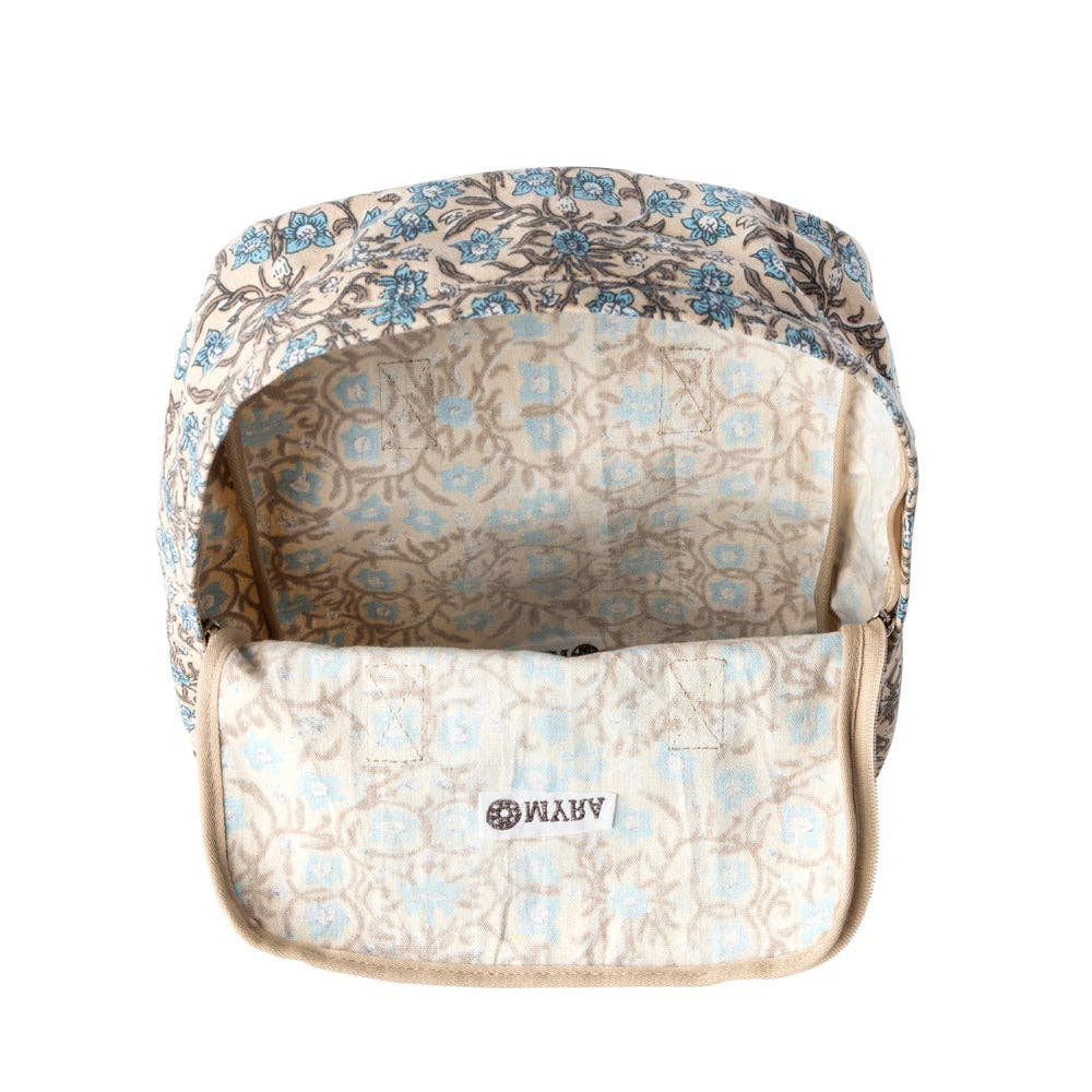 Pine Meadow Cotton & Leather Crossbody Bag/Backpack
