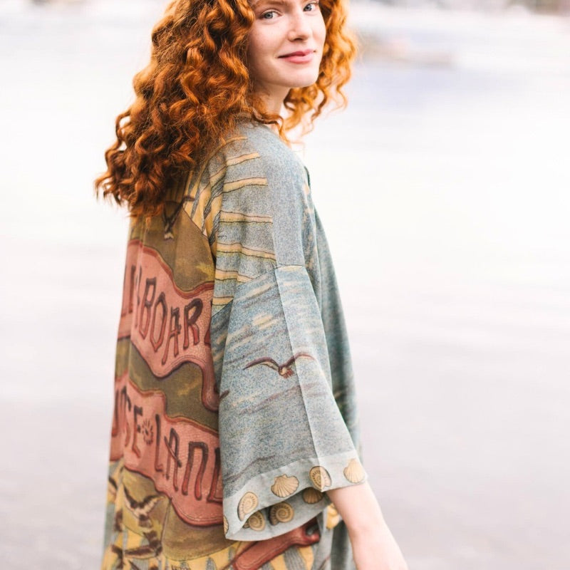Sunrise Lands Matinée Duster Kimono Jacket