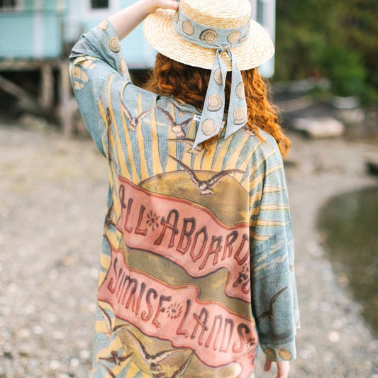 Sunrise Lands Matinée Duster Kimono Jacket