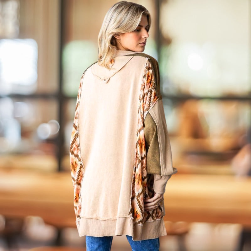 All Heart Patchwork Pullover with Pockets