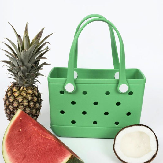 Aloha Vegan Tote Bag - Green - Small