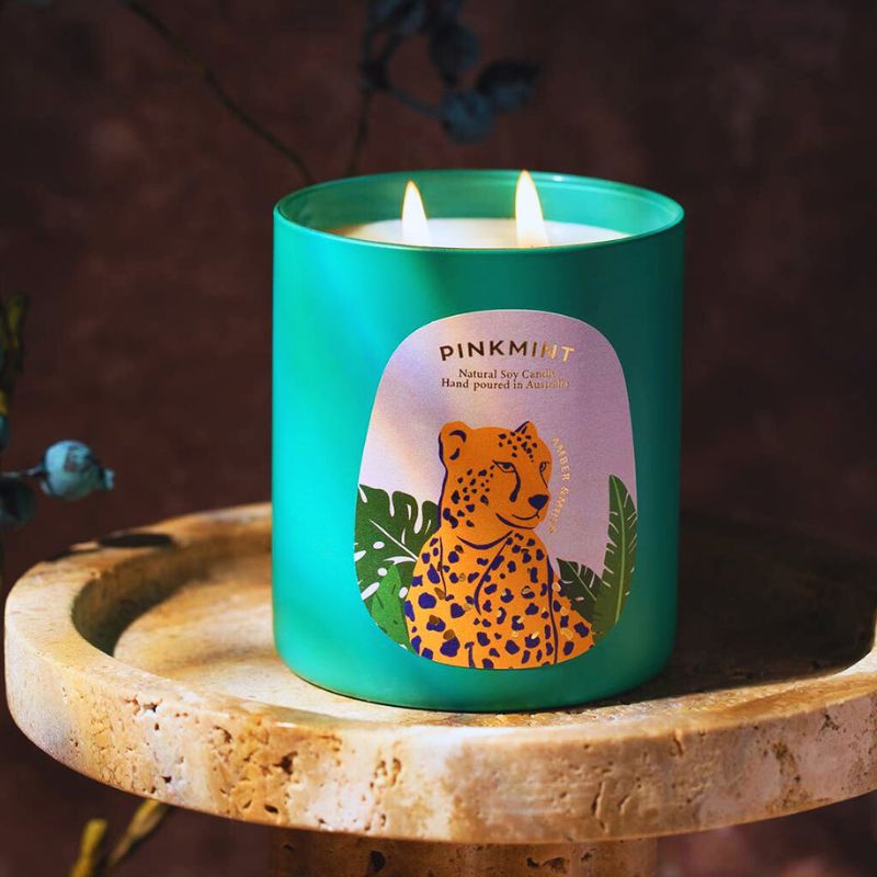 Amber & Musk Double Wick Soy Candle