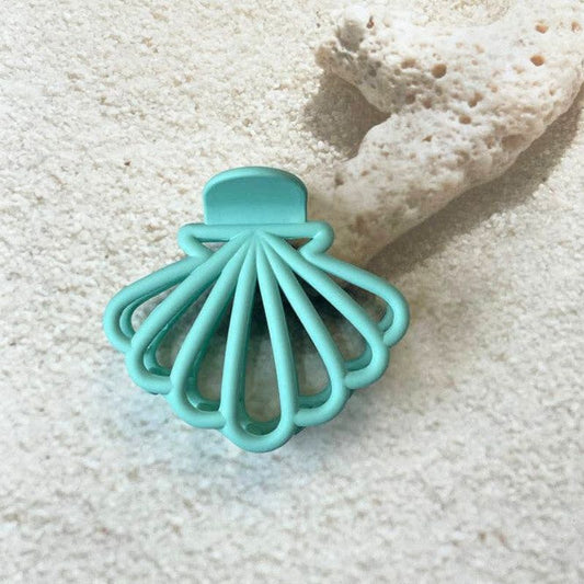 Claw Clip - Clam Shell - Aqua