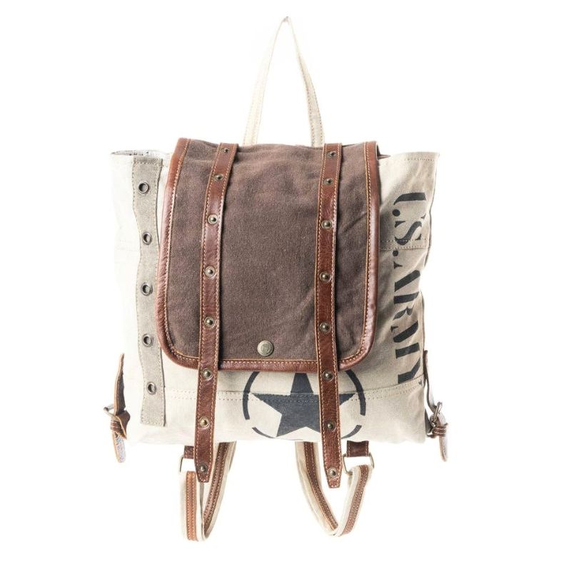 Rustic Army Style Backpack