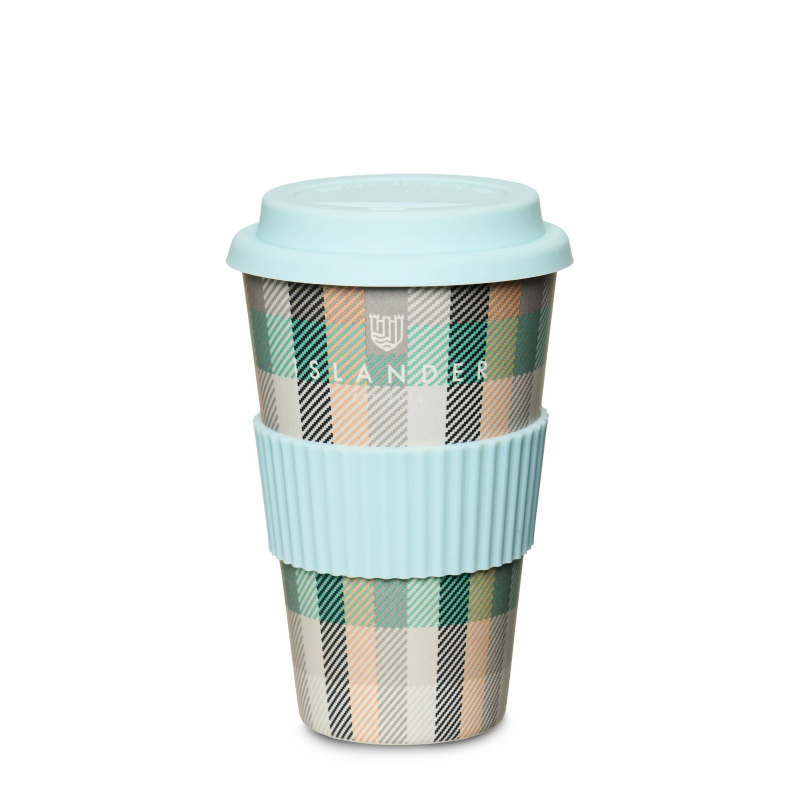 Islander Bamboo Travel Cup: Beach Tartan