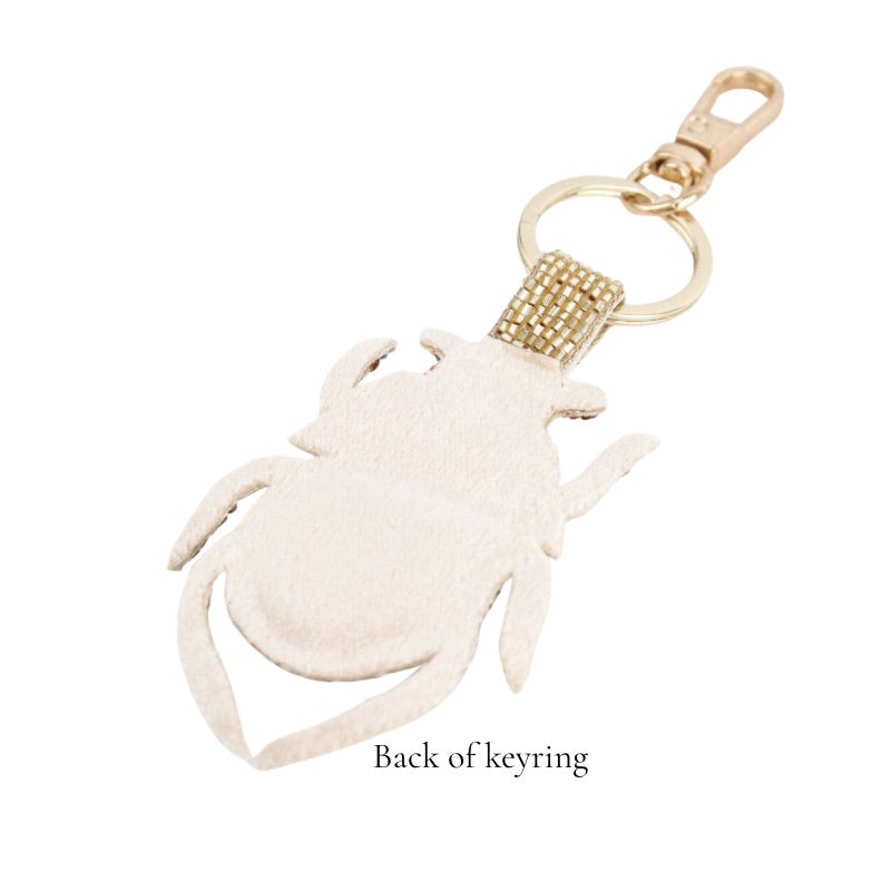 Autumn Beauty Beetle Keyring/Bag Charm