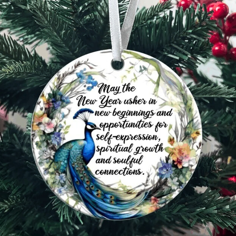 New Year Blessing Ornament