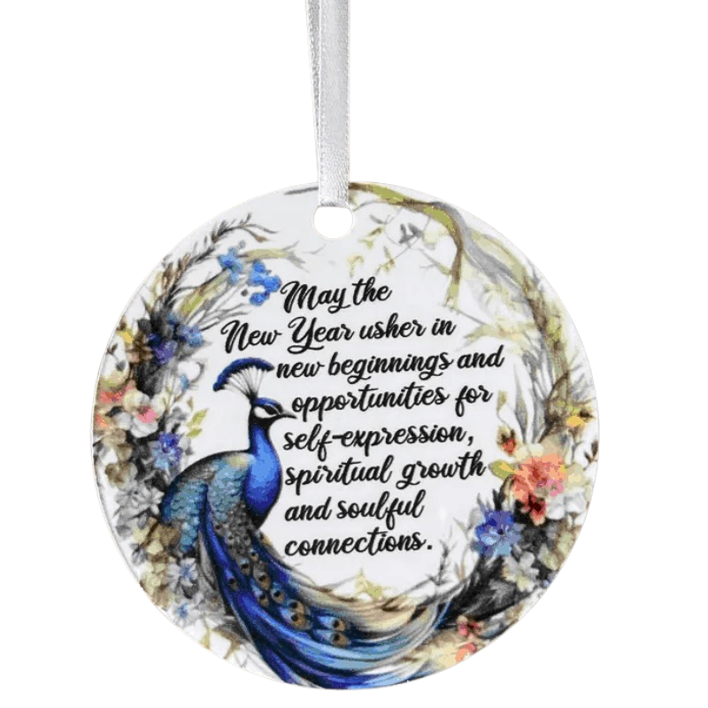 New Year Blessing Ornament