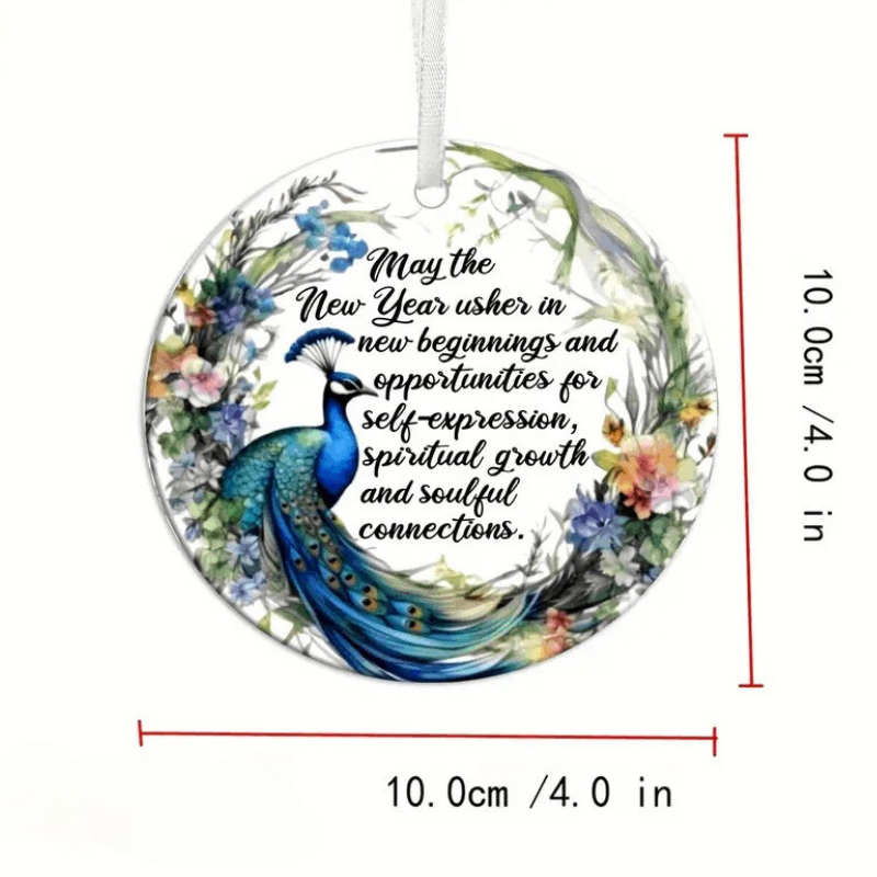 New Year Blessing Ornament