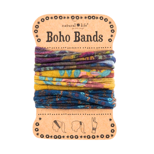 Boho Hair Bands - Sage/Mustard/Navy