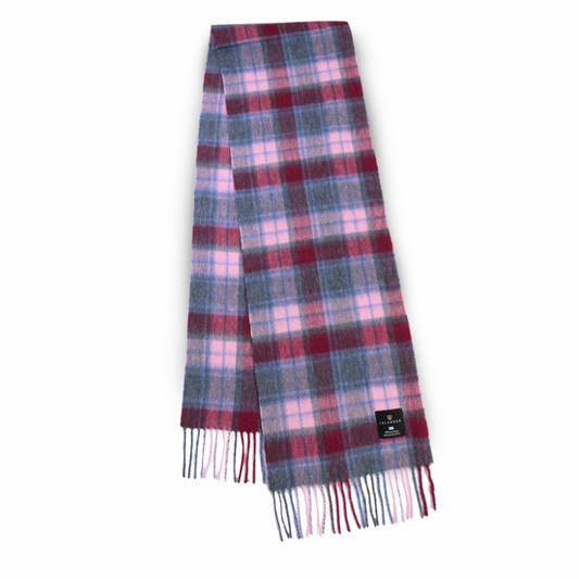 Bonnie Rose Tartan Lambswool Scarf