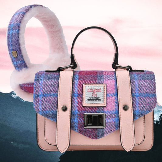 The Mini Satchel in Bonnie Rose Tartan