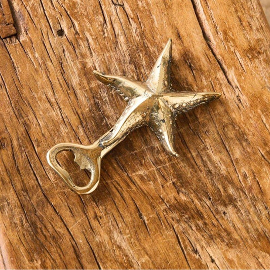 Brass Bottle Opener - Starfish