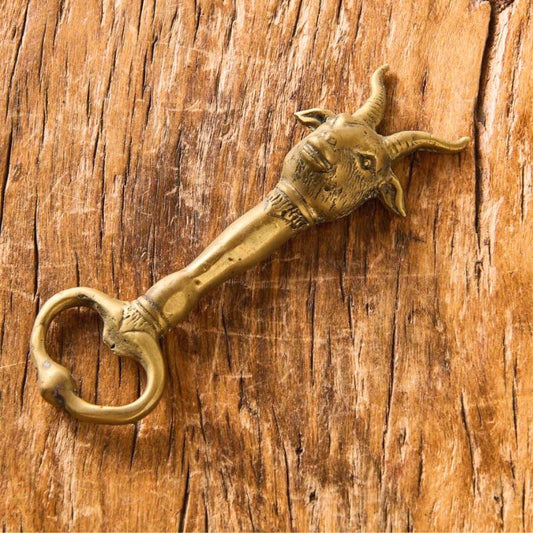 Brass Bottle Opener - The Goat