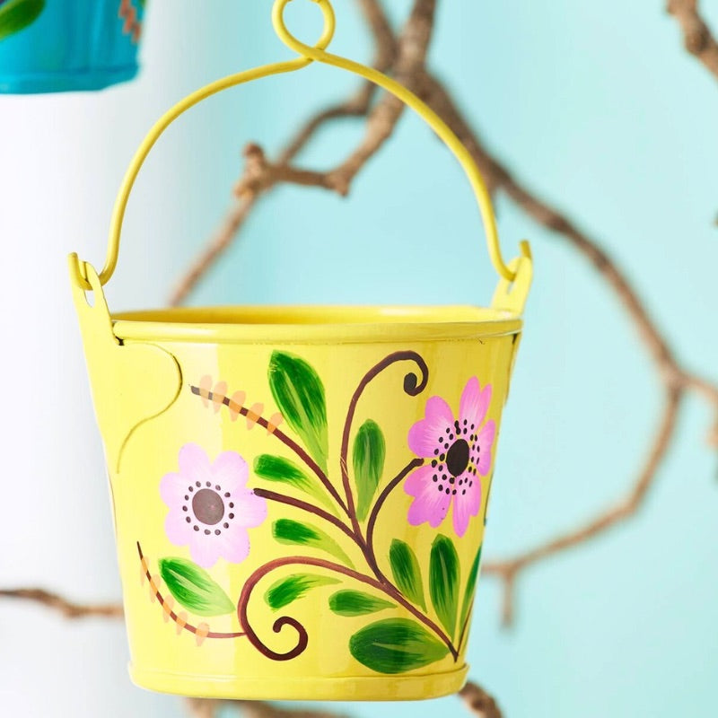 Handpainted Mini Bucket Easter Decoration