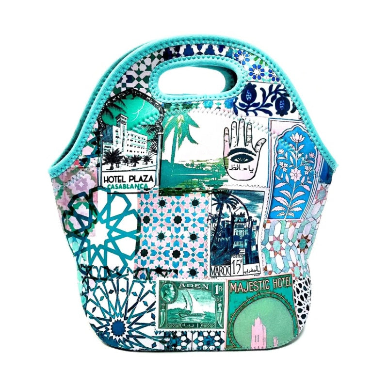 Anna Chandler Neoprene Lunch Bag - Casablanca