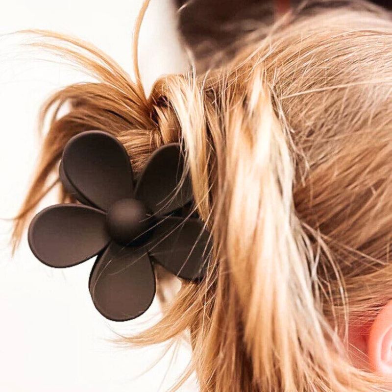 Claw Clip - Flower - Chocolate