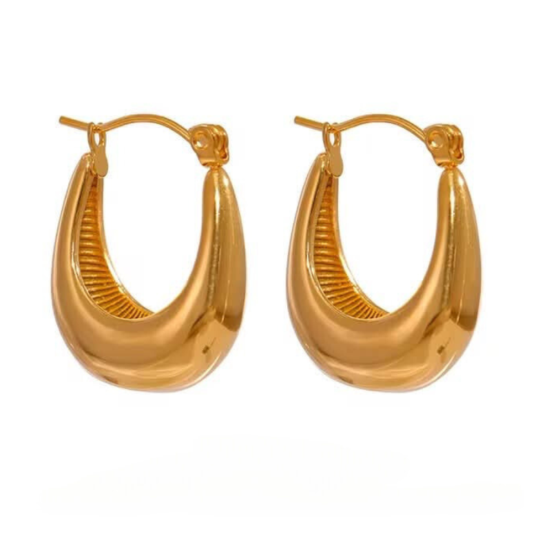 Chunky Hoop Earrings