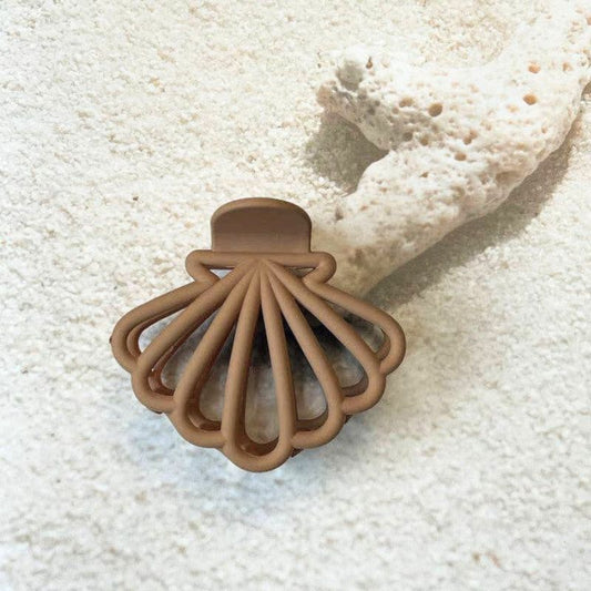 Claw Clip - Clam Shell - Coffee