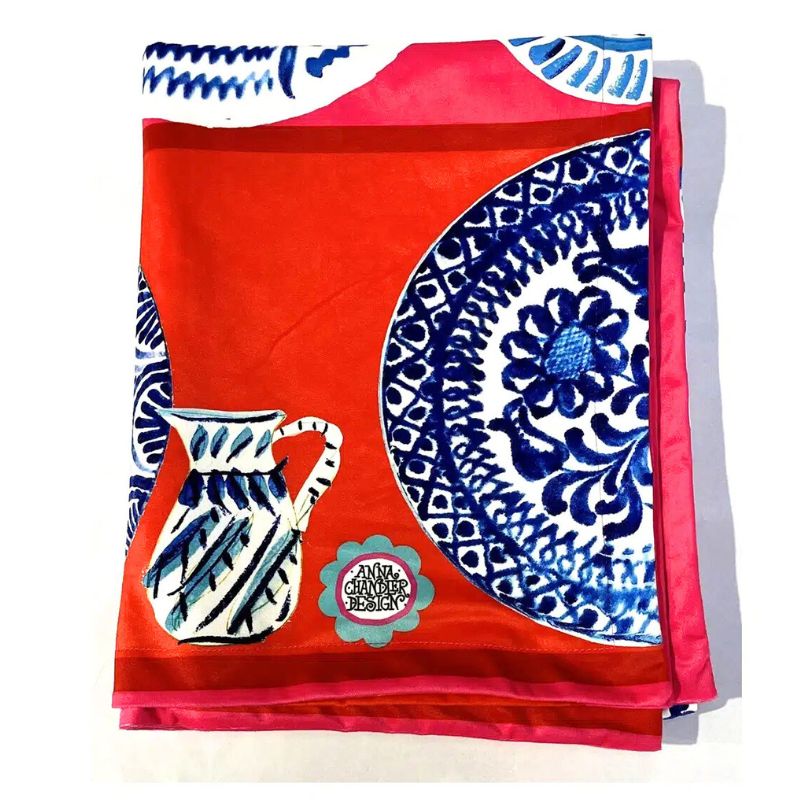 Anna Chandler Velvet Throw - Cocina
