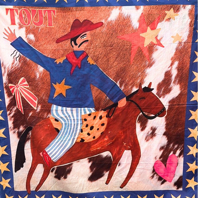 The Cowboy Dreaming Scarf by ToutVintage